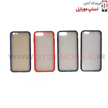 قاب گوشی آیفون IPHONE 6S PLUS مدل پشت مات محافظ لنز دار