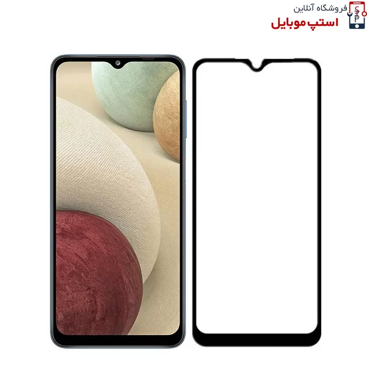 A12.jpg گلس سامسونگ SAMSUNG GALAXY M22 4G مدل شیشه ای فول تمام صفحه