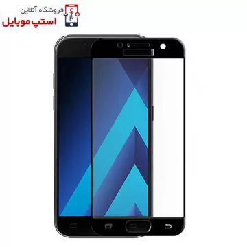 گلس سامسونگ SAMSUNG GALAXY A3 2017 مدل شیشه ای فول تمام صفحه
