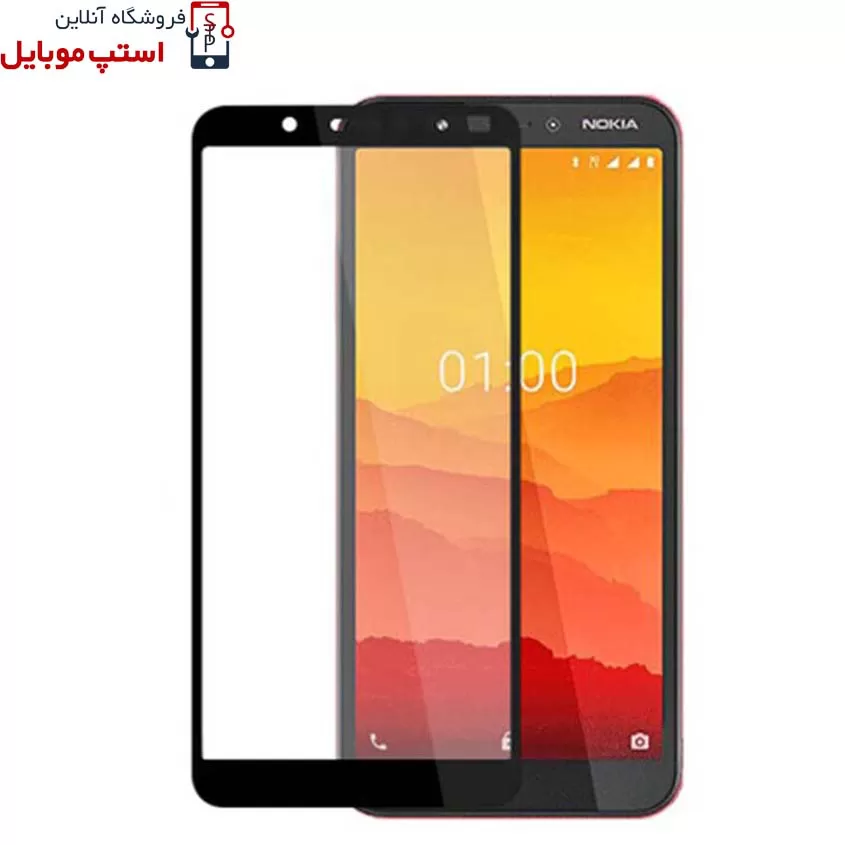 NOKIA-C1-2.jpg گلس نوکیا NOKIA C1 مدل شیشه ای فول تمام صفحه