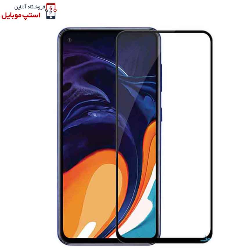 گلس سامسونگ SAMSUNG GALAXY A60 مدل شیشه ای فول تمام صفحه