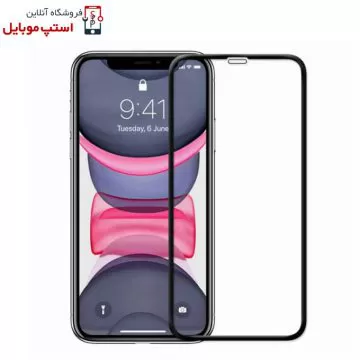 گلس آیفون IPHONE 11 PRO MAX مدل شیشه ای فول تمام صفحه