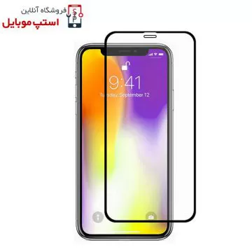 گلس آیفون IPHONE XS MAX مدل شیشه ای فول تمام صفحه