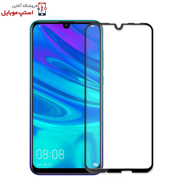 گلس هواوی HUAWEI P SMART 2019 مدل شیشه ای فول تمام صفحه