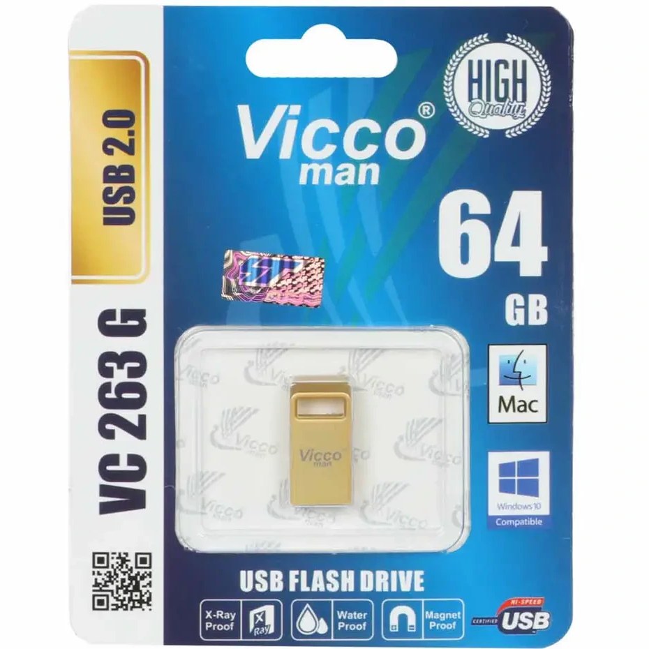 فلش 64 گیگ ویکومن Vicco VC272