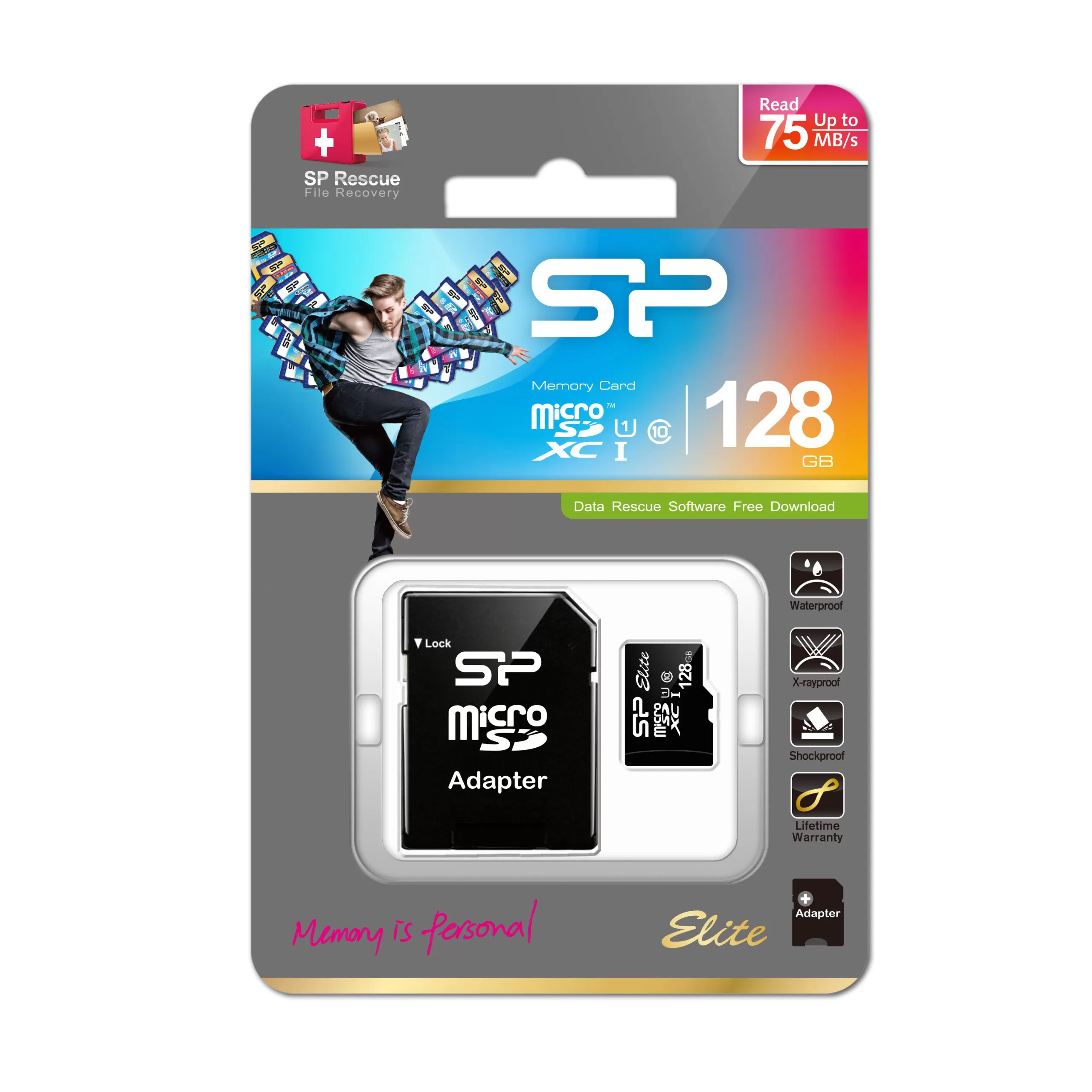SP 100M 128GIG رم میکرو 128 گیگ سیلیکون پاور Silicon Power Elite 128GB U3