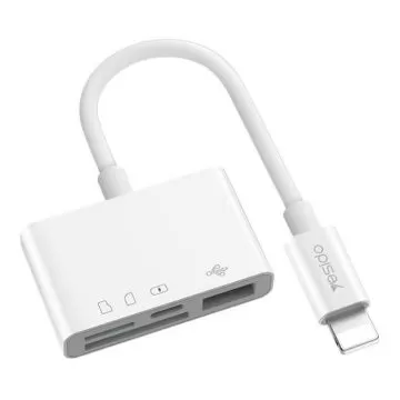 مبدل OTG لایتنینگ یسیدو مدل GS12 | استپ موبایل