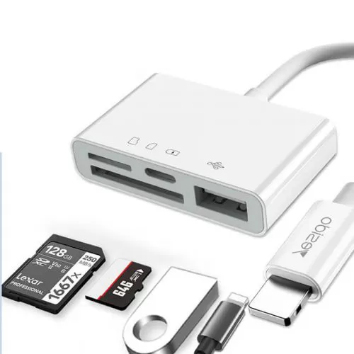مبدل OTG لایتنینگ یسیدو مدل GS12 | استپ موبایل