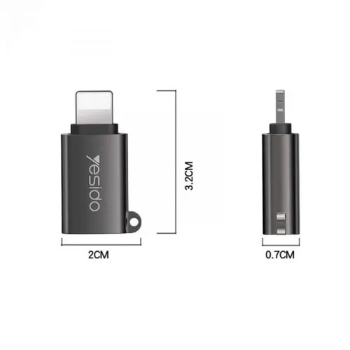 مبدل OTG لایتنینگ یسیدو مدل GS14 | استپ موبایل