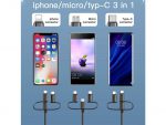 کابل 3سر لایتنینگ،تایپسی،میکرو به Hdmi یسیدو 4k مدل HM05 | استپ موبایل