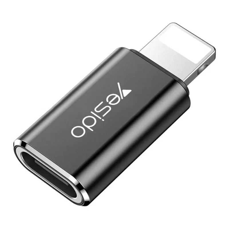 Yesido-GS03-Type-C-To-Lightning-Adapter تبدیل Yesido GS03 Type-C To Lightning