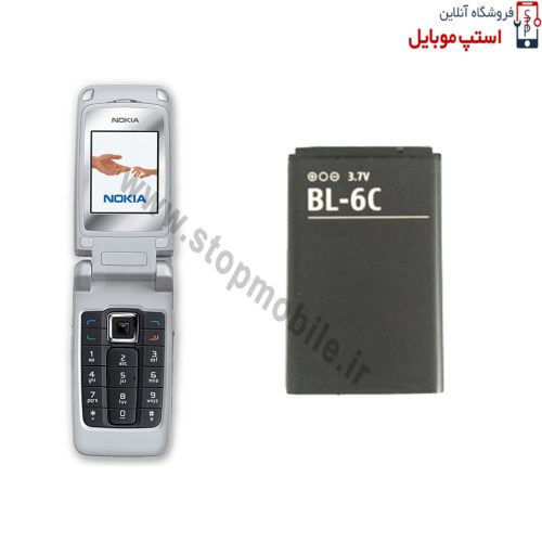 باتری اصلی گوشی نوکیا Nokia 6165 مدل BL6C فروشگاه اینترنتی