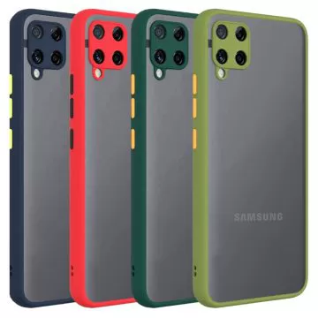 قاب گوشی پشت مات محافظ لنز دار