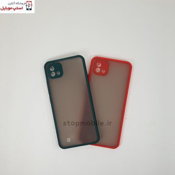 قاب گوشی مدل پشت مات محافظ لنز دار
