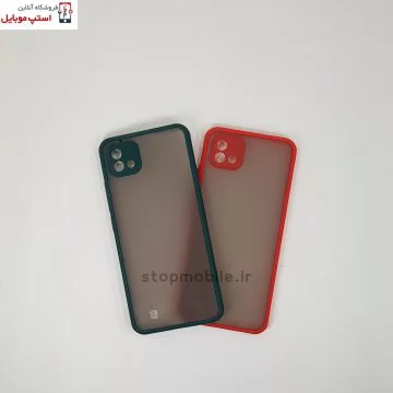 قاب گوشی مدل پشت مات محافظ لنز دار