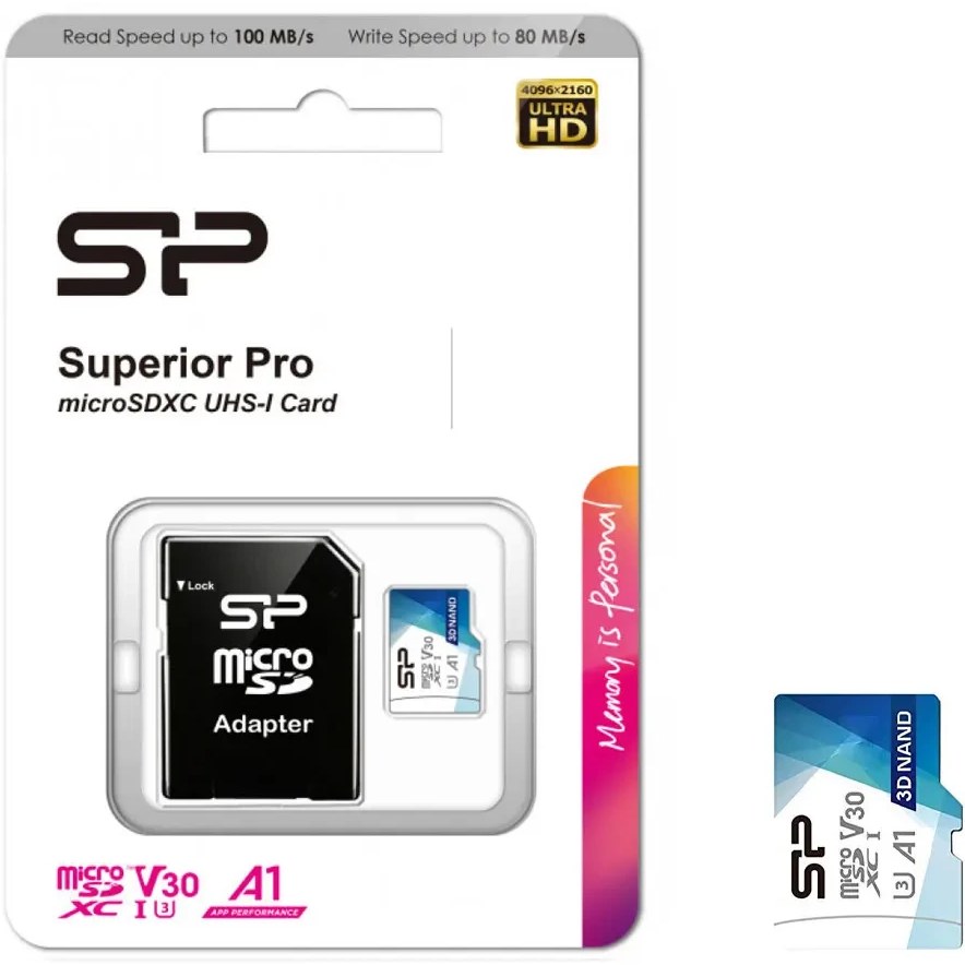 رم 128 sp superior استپ موبایل | لوازم جانبی موبایل و تبلت | رم میکرو 128 گیگ سیلیکون پاور Silicon Power Superior 128GB U3