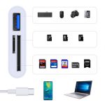 تبدیل Type-C به USB-3 و مموری کارد یسیدو مدل Yesido GS16