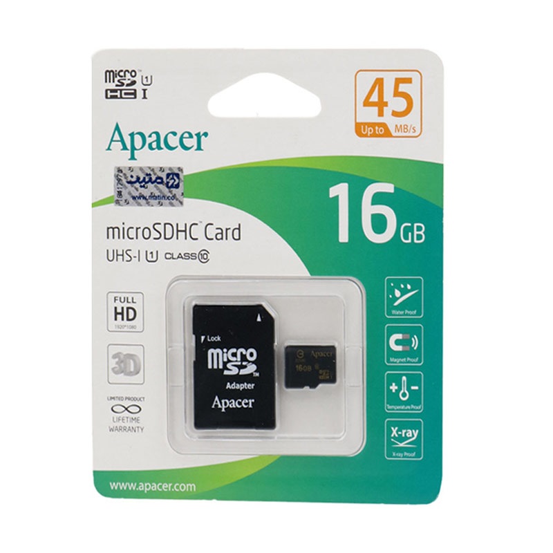 رم میکرو 16 گیگ اپیسر UHS-I U1 رم میکرو 16 گیگ اپیسر UHS-I U1