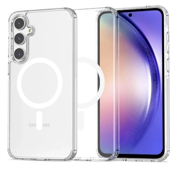 قاب کریستالی شفاف سامسونگ S23 FE مدل Clear Case MagSafe قاب کریستالی شفاف سامسونگ S25 FE مدل Clear Case MagSafe