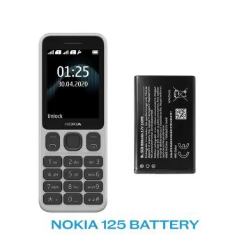 nokia 125 battery