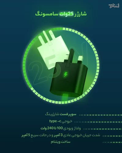 شارژر-سوپرفست-سامسونگ-25-وات
