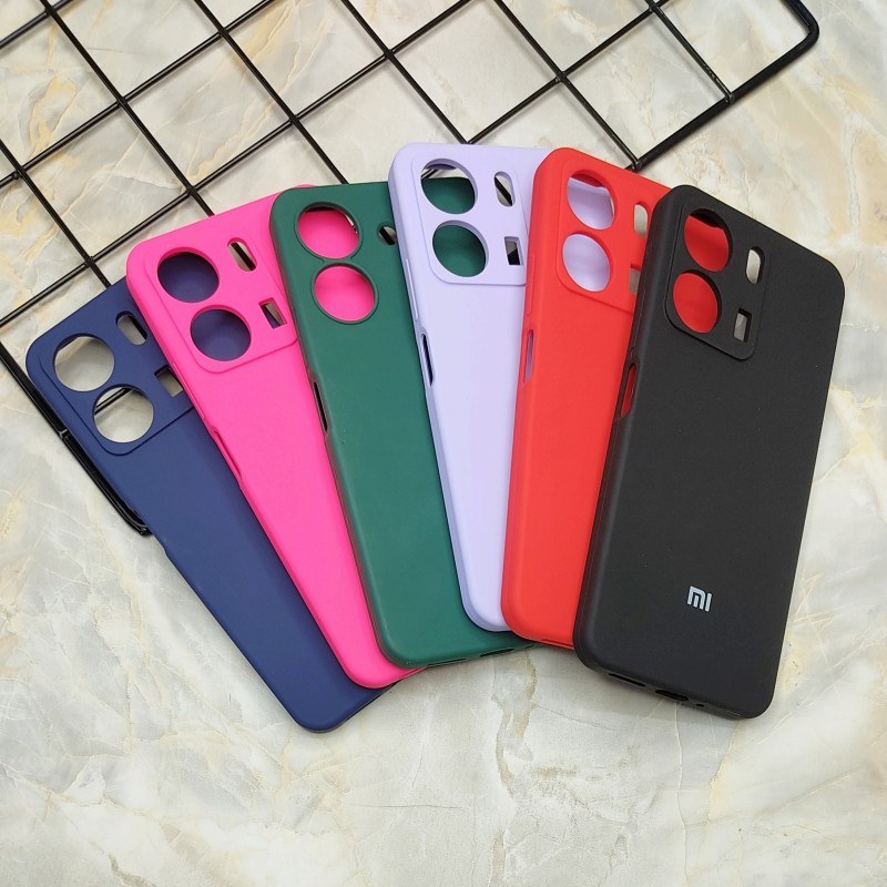13c- c65 مدل سیلیکونی اورجینال قاب گوشی Redmi 13C / Poco C65 شیائومی سیلیکونی اورجینال پاک کنی