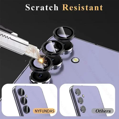 گلس لنز دوربین گوشی سامسونگ S23 FE از نوع رینگی