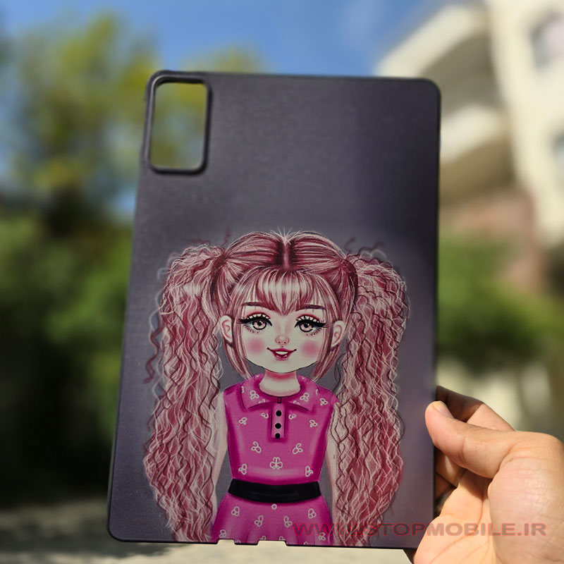 قاب طرح دار تبلت استپ موبایل | لوازم جانبی موبایل و تبلت | قاب طرح دار تبلت شیائومی Redmi Pad SE 11 INCH طرح دخترانه