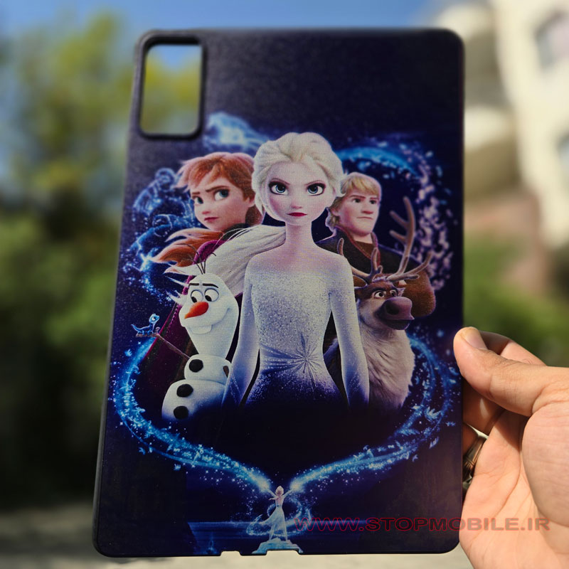 قاب طرح دار تبلت استپ موبایل | لوازم جانبی موبایل و تبلت | قاب طرح دار تبلت شیائومی Redmi Pad SE 11 INCH طرح آنا و السا