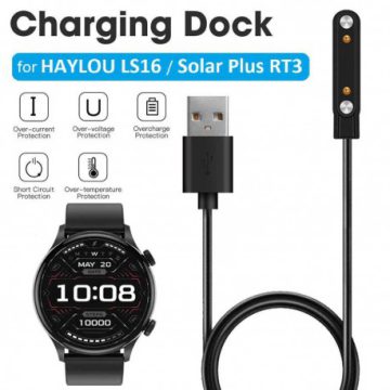 کابل شارژر ساعت شیائومی مدل Xiaomi Haylou SOLAR PLUS - LS16