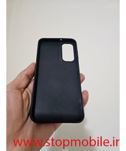 قاب گوشی مدل سیلیکونی طرح مگ سیف مشکی