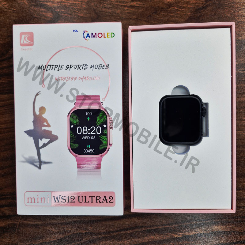ساعت هوشمند استپ موبایل | لوازم جانبی موبایل و تبلت | ساعت هوشمند ویسمی WS12 ULTRA 2 با 2 مدل بند و قابلیت اتصال به گوشی