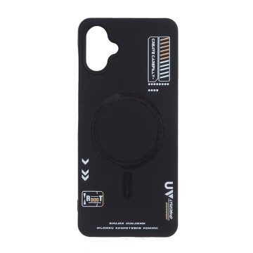 قاب گوشی مدل سیلیکونی طرح مگ سیف مشکی