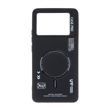 قاب گوشی مدل سیلیکونی طرح مگ سیف مشکی