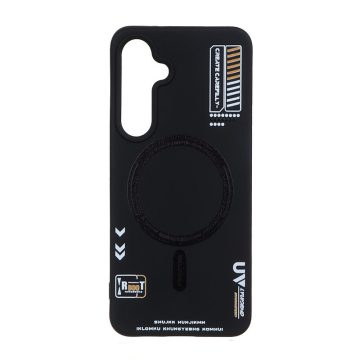 قاب گوشی مدل سیلیکونی طرح مگ سیف مشکی