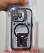گارد آیفون 13 - IPHONE 13 مدل مگسیف دار شفاف دور رنگی با گلس لنز برند JOYPRODO A SERIES