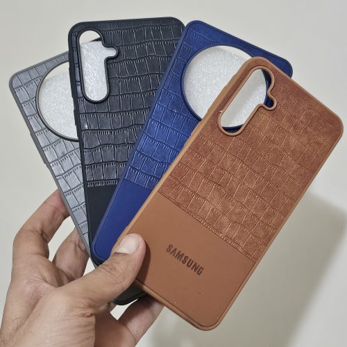 قاب گوشی مدل چرمی طرح کروکودیل