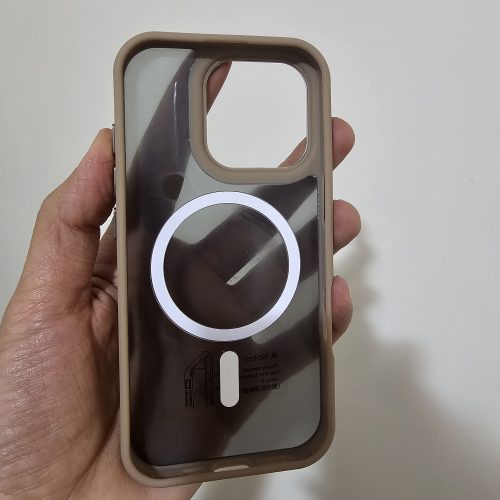 گارد آیفون مدل مگسیف دار مات دور رنگی creative case