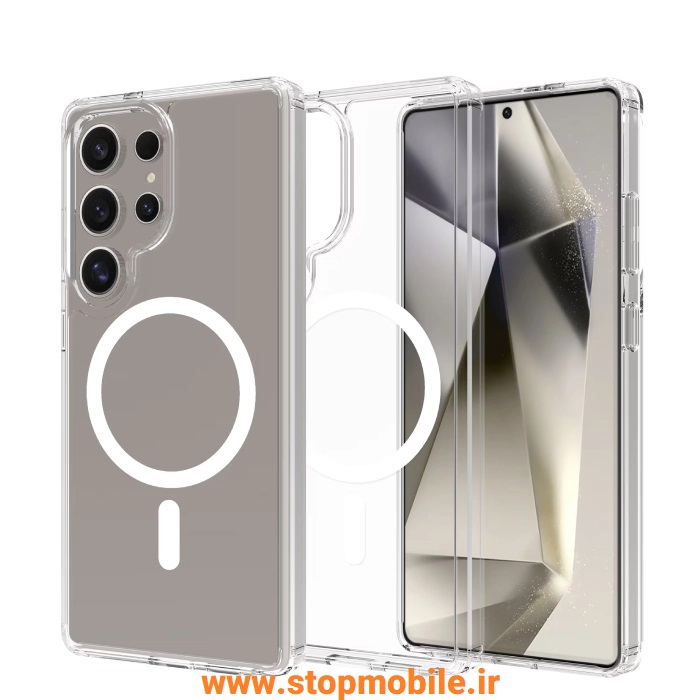قاب ژله ای سامسونگ Galaxy S25 Ultra مدل مگ سیف دار
