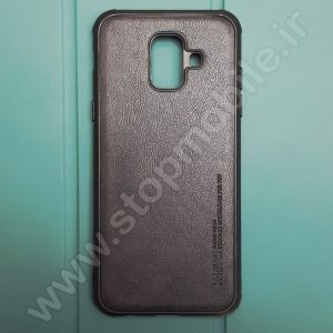 قاب کلاسیک سامسونگ A6 2018 طرح چرم مدل X-level