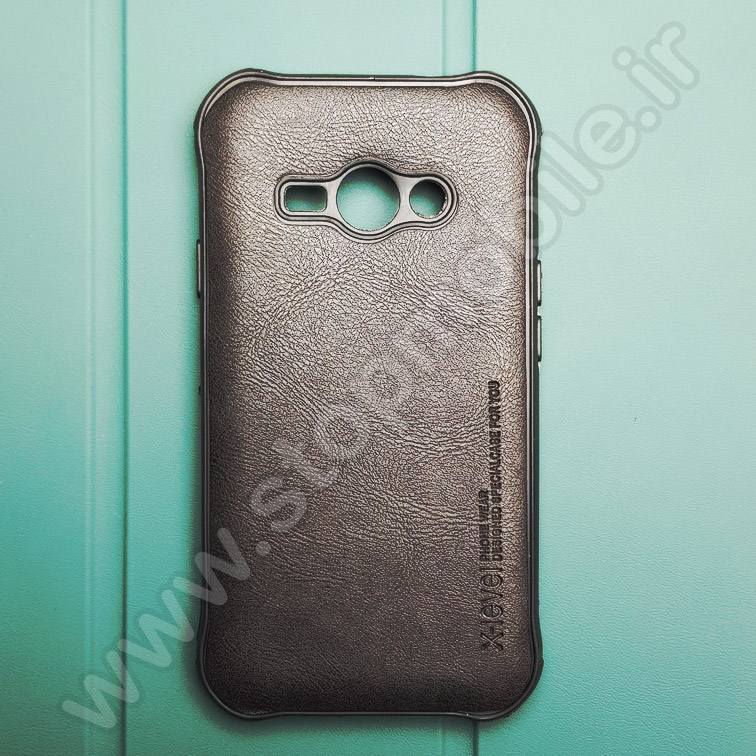 قاب کلاسیک طرح چرم مدل X-level قاب کلاسیک سامسونگ J1 Ace طرح چرم مدل X-level