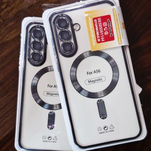 قاب ژله ای و محافظ لنزدار سامسونگ Galaxy A56 مدل مگ سیف دار