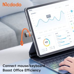 تبدیل مک دودو Mcdodo OT-2600– USB-A to Lightning همراه نگهدارنده سیلیکونی