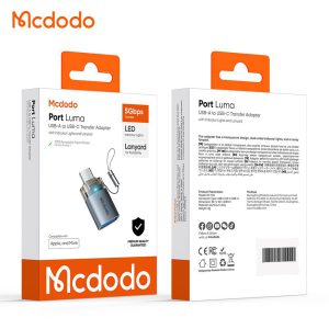 تبدیل مک دودو Mcdodo OT-7400 – USB to Type-C با سرعت 5Gbps