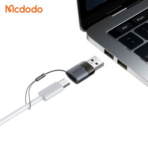 تبدیل مک دودو Mcdodo OT-7580 – USB-C to USB-A با سرعت 5Gbps و LED