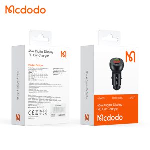 شارژر فندکی Mcdodo مدل CC-7030 با توان ۴۵ وات