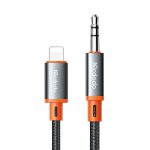 کابل انتقال صدا مک دودو Mcdodo مدل CA-0780 فنری با طول ۱.۲ متر، تبدیل Lightning به جک ۳.۵ میلی‌متر