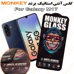 گلس سامسونگ M17 مدل آنتی استاتیک برند MONKEY