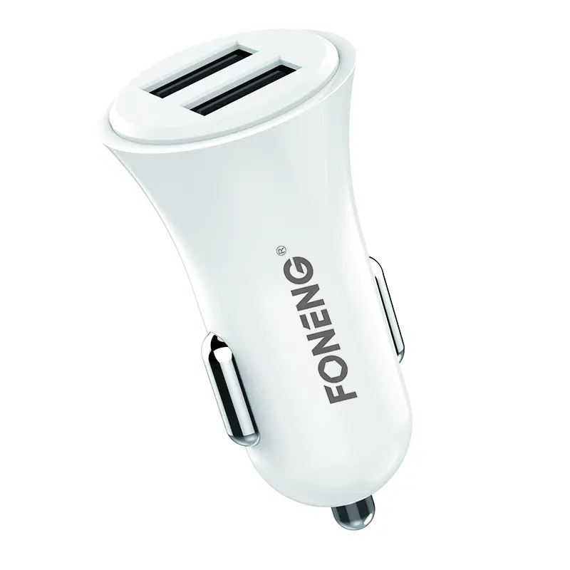 شارژر فندکی Foneng C06 با دو خروجی USB و توان 2.4 آمپر 1 شارژر فندکی Foneng C06 با دو خروجی USB و توان 2.4 آمپر