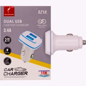 شارژر فندکی Skydolphin SZ18 با دو خروجی USB